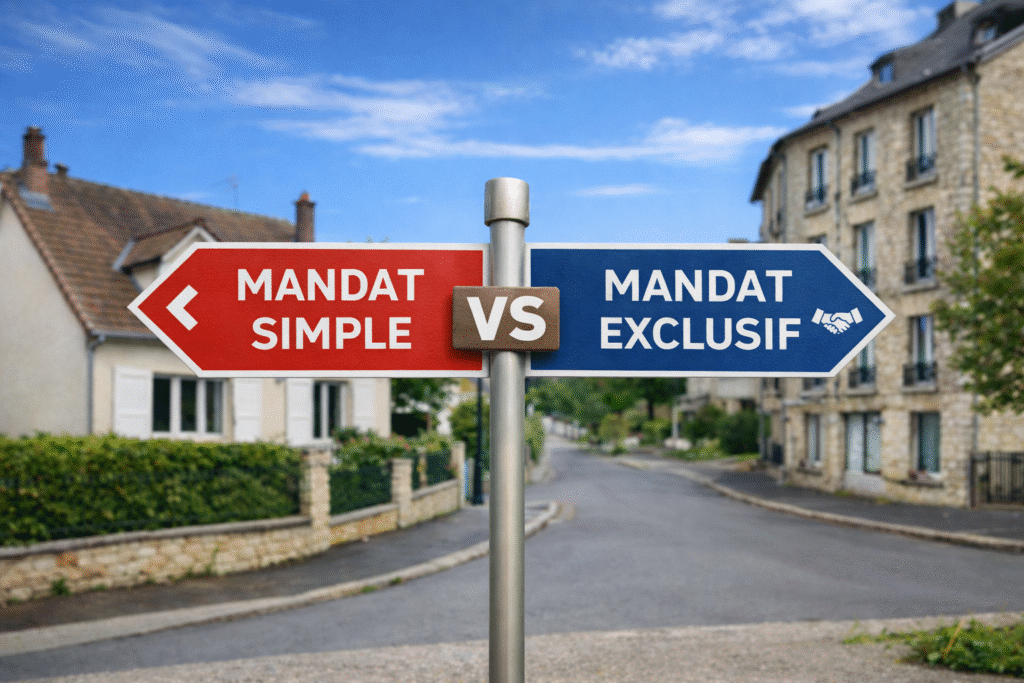 Mandat simple vs mandat exclusif : vendre.à Taverny